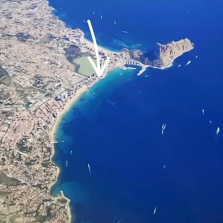 Blue Armchair With Sea View In
