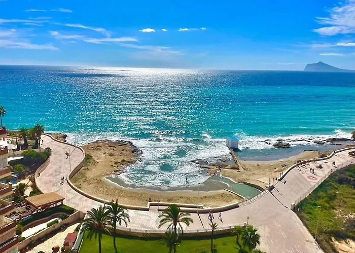 Blue Armchair With Sea View In