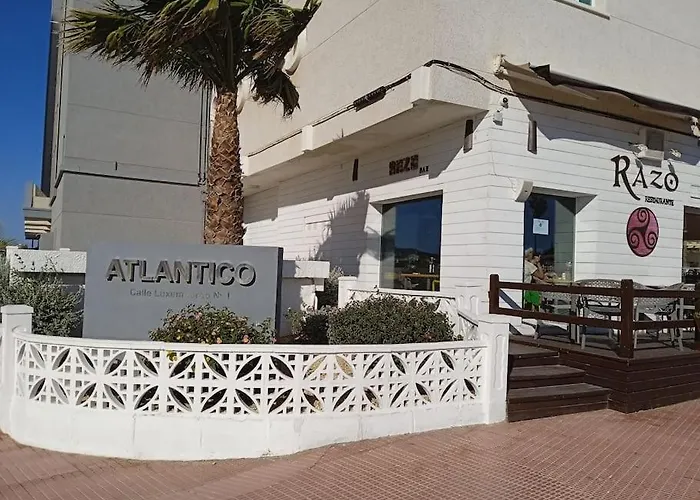 Blue Armchair With Sea View In