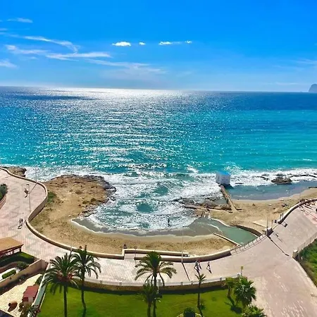 Blue Armchair With Sea View In