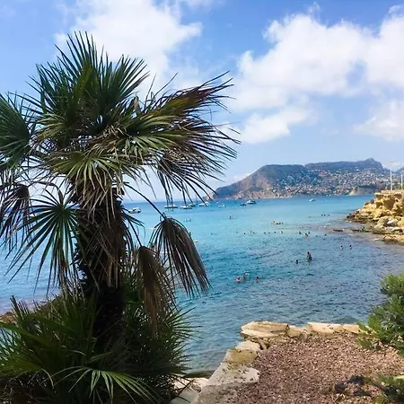 Blue Armchair With Sea View In