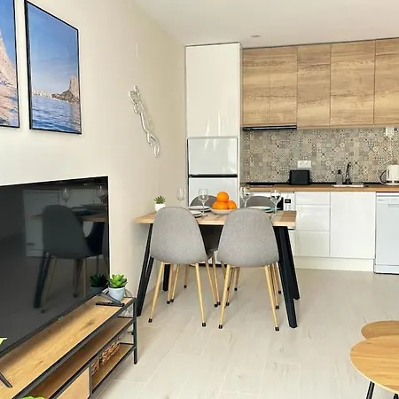 Blue Armchair With Sea View In Calpe