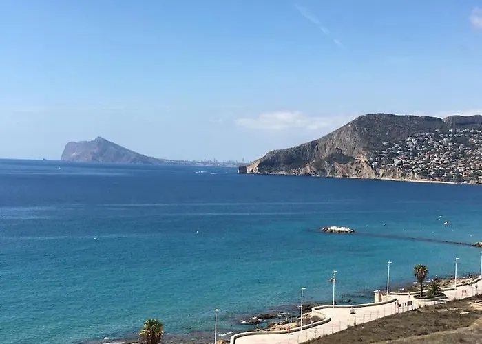 Apartment Blue Armchair With Sea View In