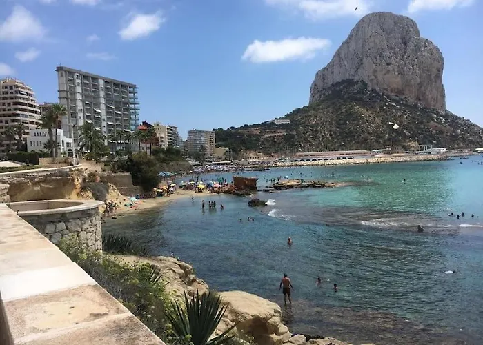 Blue Armchair With Sea View In