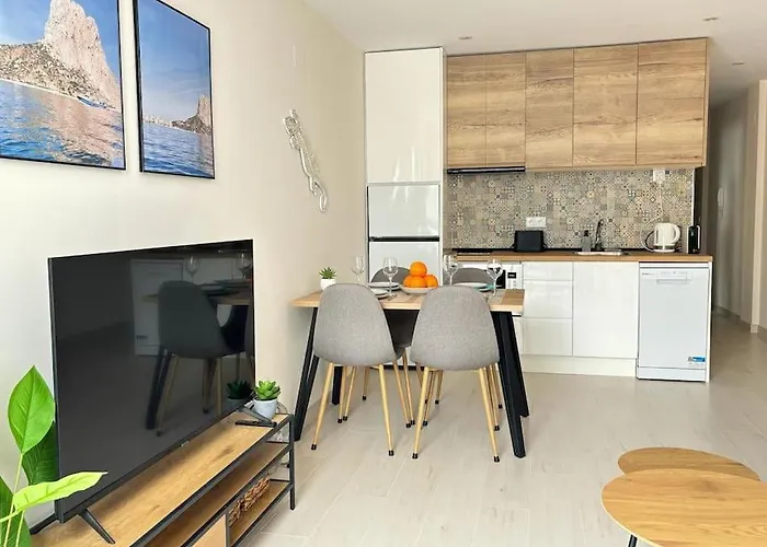 Blue Armchair With Sea View In Calpe