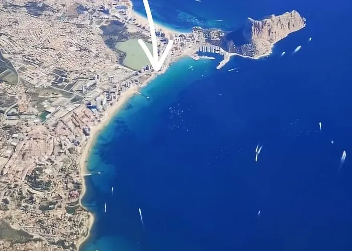 Blue Armchair With Sea View In